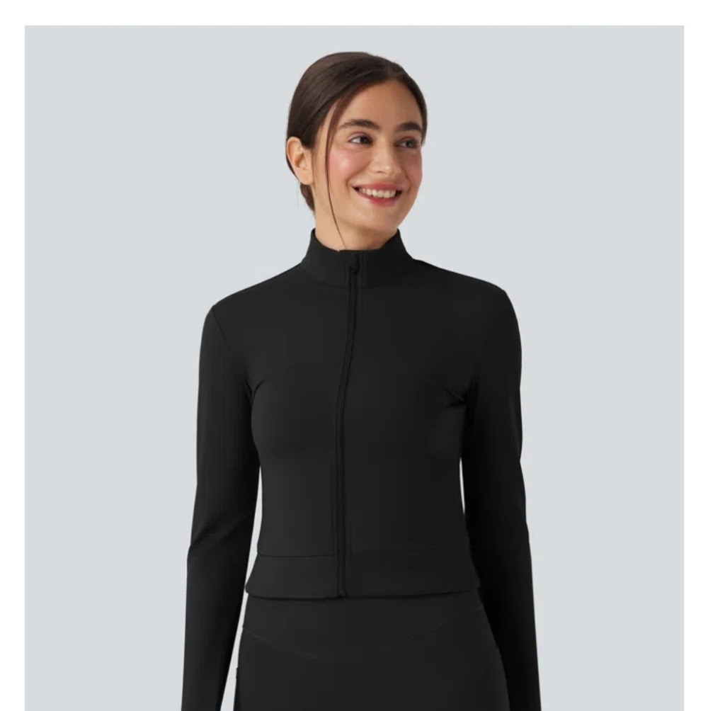 HALARA SoftlyZero™ Plush Stand Collar Long Sleeve… - image 3